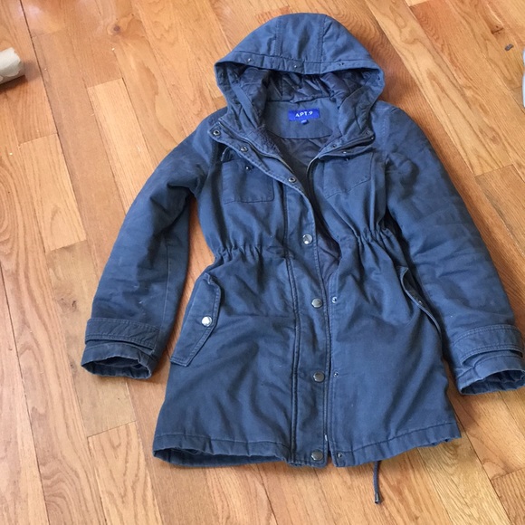 Apt. 9 Jackets & Blazers - Apt 9 quilted hooded coat size S EUC